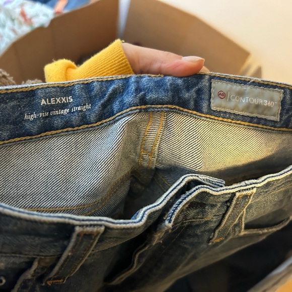 AG Adriano Goldschmied Alexxis Contour 360 High Rise Vintage Straight Leg Jeans - Picture 5 of 5